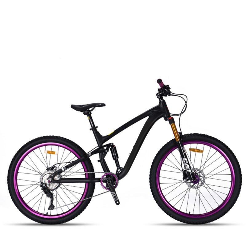 27.5 Inch 10 Speed Aluminum Alloy Full Suspension Mountain Bike - Image 4