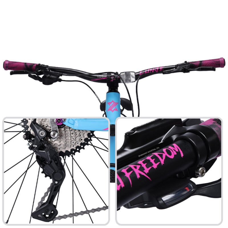 27.5 Inch 10 Speed Aluminum Alloy Full Suspension Mountain Bike - Image 5
