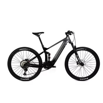 Carbon Fiber Full Suspension Mid Drive Central Motor Ebike Emtb Electric Mountain Bike