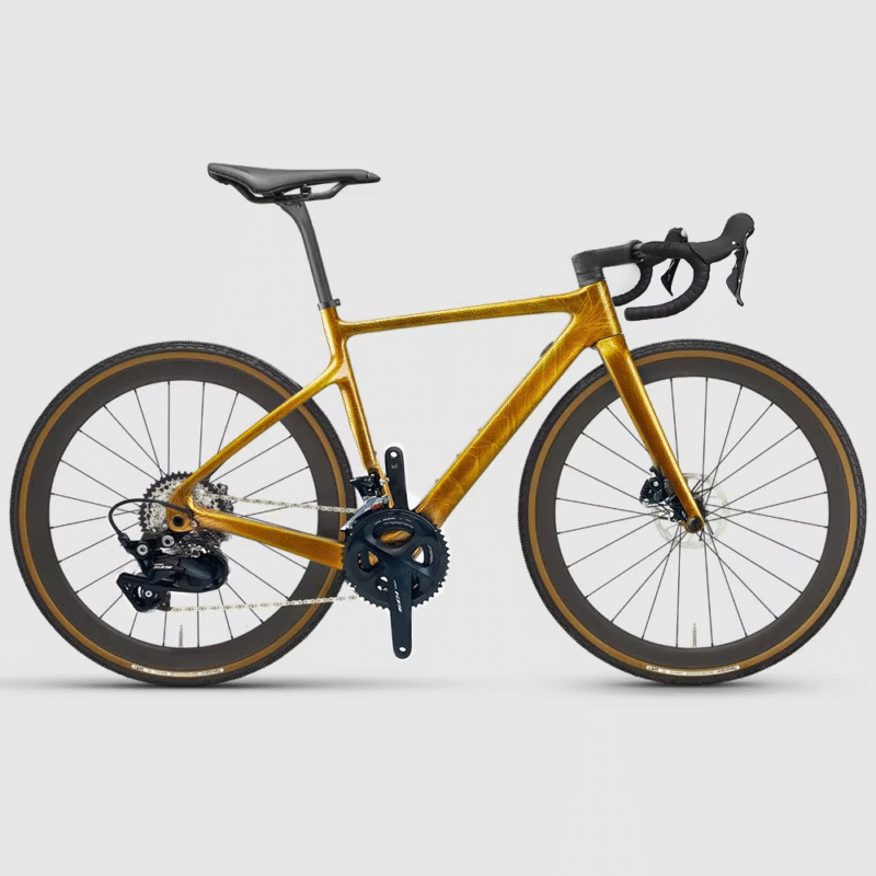 Wheels Carbon Gravel Bicycle Racing Bike with Shimano R7020 Groupset