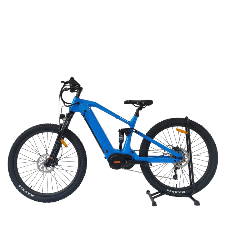 1000W Ebike Full Suspension Electric Mountain Bike Carbon Fiber